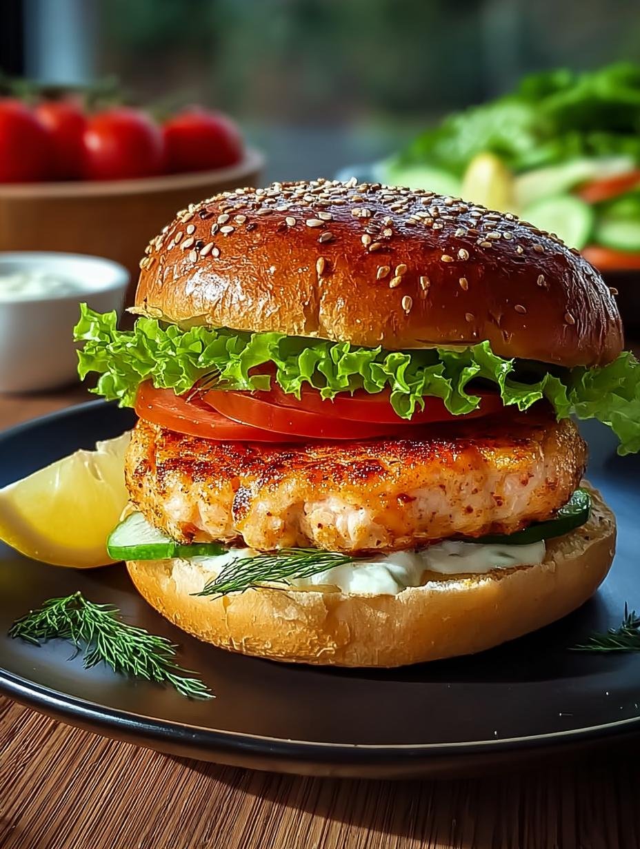 Crispy Air Fryer Salmon Burger: 6 Reasons to Enjoy - Air Fryer Salmon Burger - main visual representation