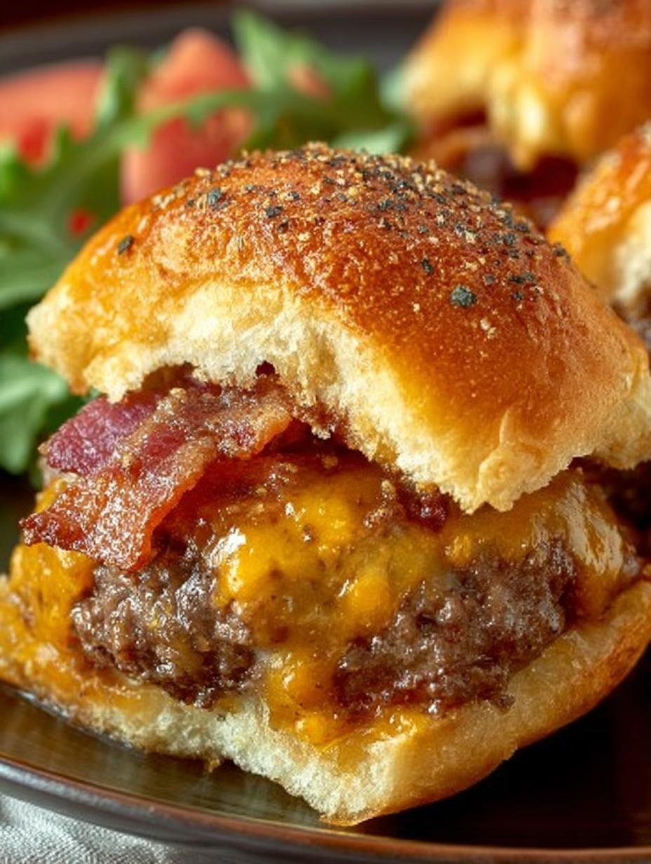 Bacon Cheeseburger Sliders