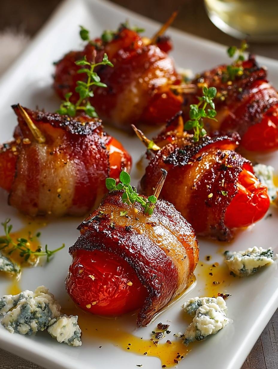 Bacon Wrapped Stuffed Peppadews: 12 Irresistible Bites - Bacon Wrapped Stuffed Peppadews - main visual representation