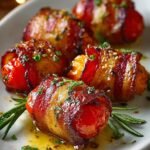 Bacon Wrapped Stuffed Peppadews