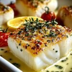Baked Cod Coconut Lemon