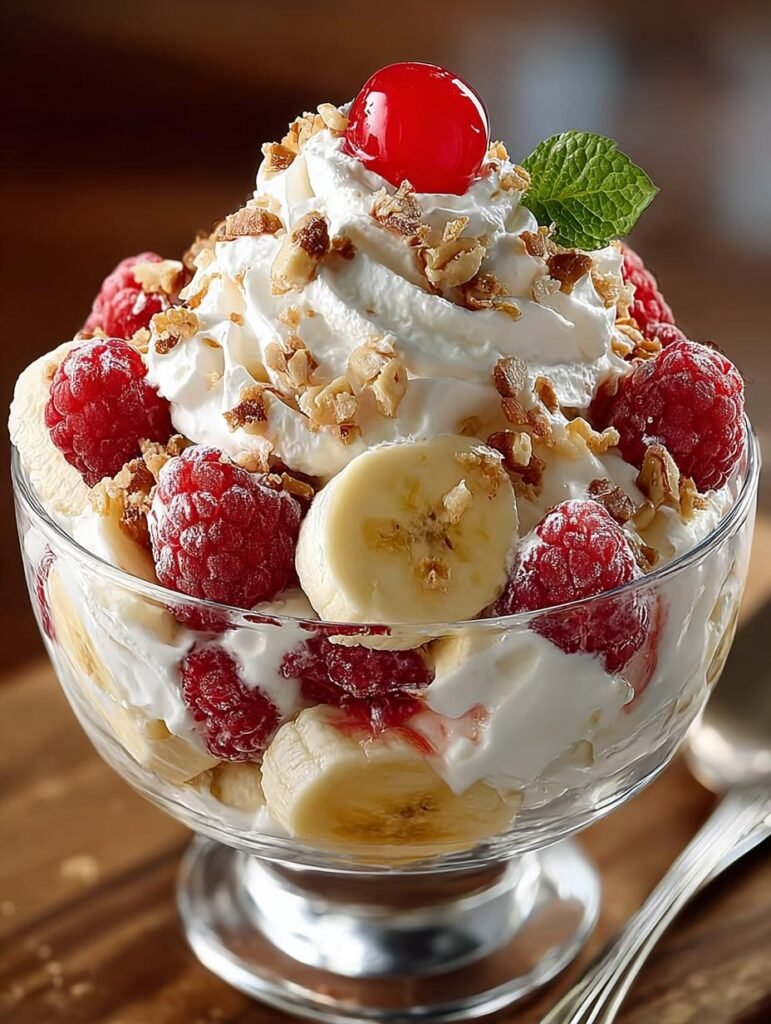 Banana Split Fluff Salad