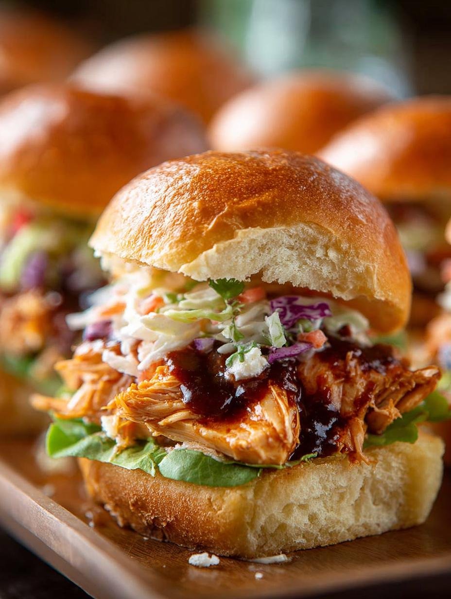 BBQ Chicken Sliders: 10 Irresistible Recipes for Game Day - Bbq Chicken Sliders - additional detail