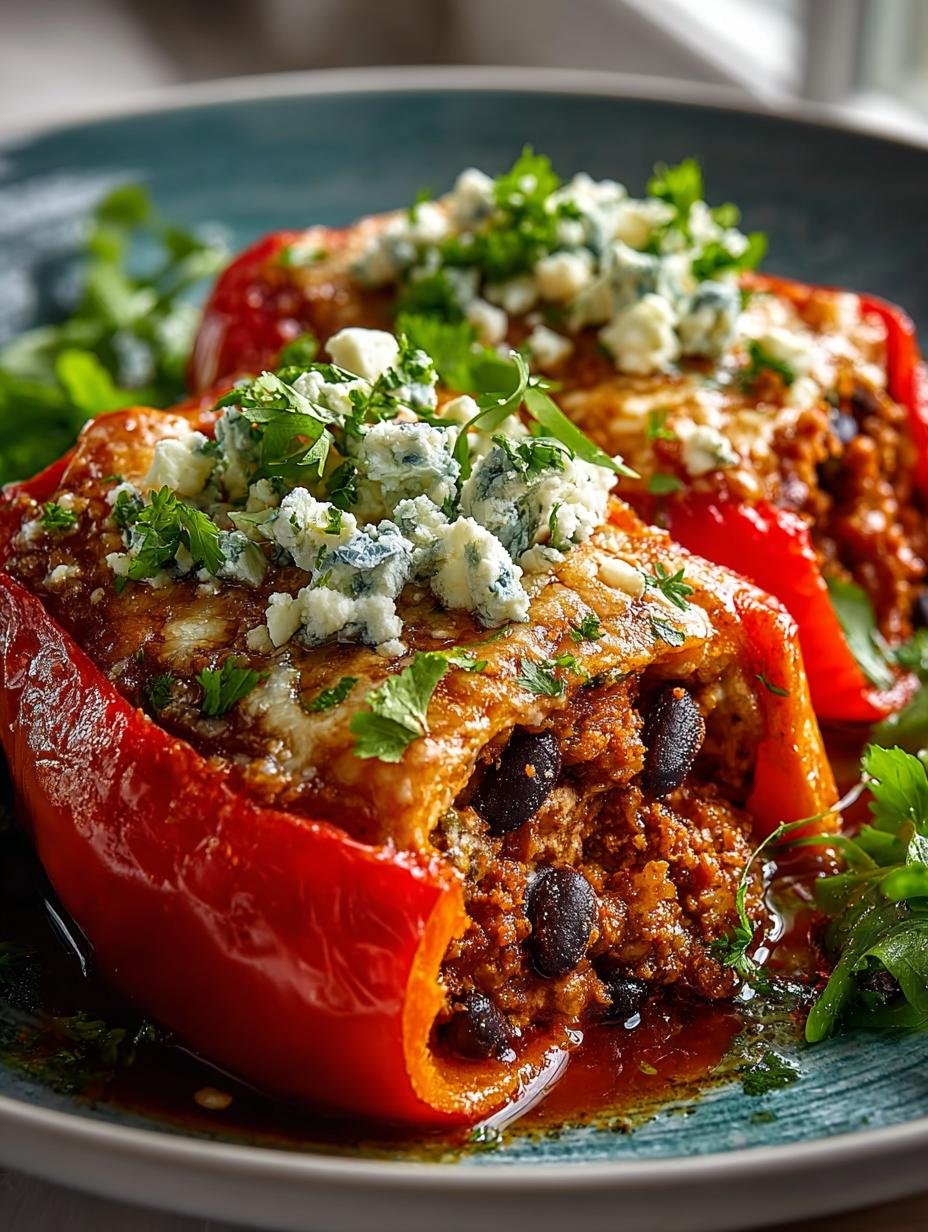 Beef Sweet Potato Enchilada: 10 Delicious Stuffed Peppers - Beef Sweet Potato Enchilada - additional detail