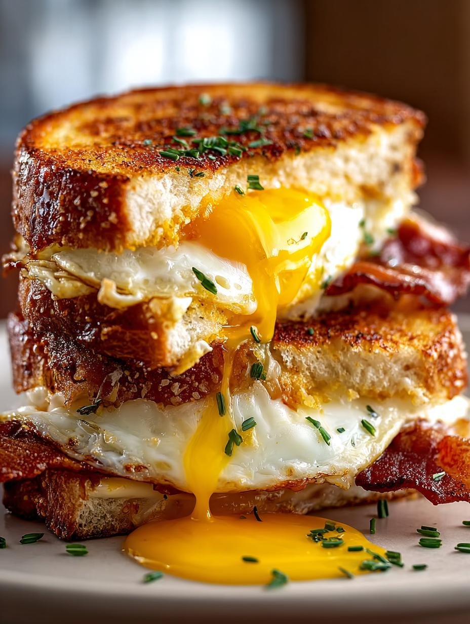 Breakfast Grilled Cheese Fried