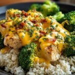 Broccoli Cheddar Chicken Rice