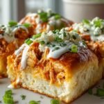 Buffalo Chicken Biscuit Pizza
