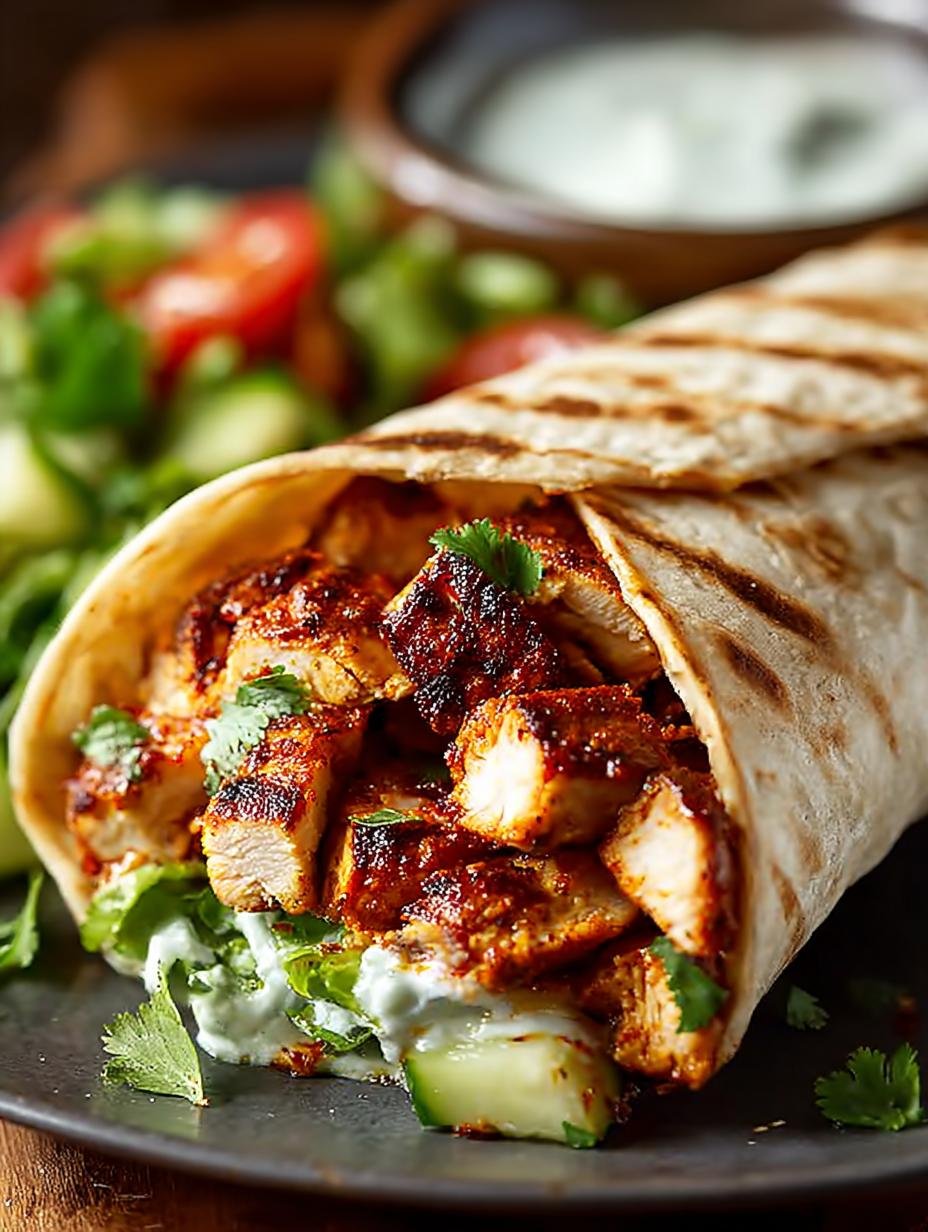 Cajun Chicken Wrap