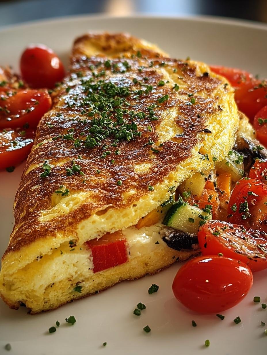 Cheese Veggie Omelet That's Easy and Delightfully Fluffy - Cheese Veggie Omelet Thats - main visual representation