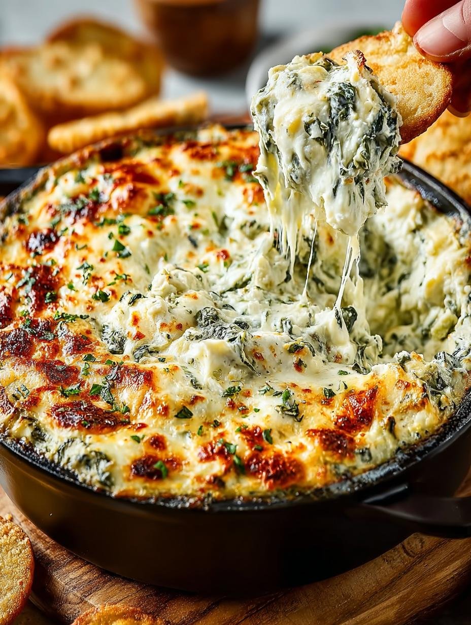 Cheesy Spinach Artichoke Dip: 7 Irresistible Variations - Cheesy Spinach Artichoke Dip - main visual representation