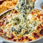 Cheesy Spinach Artichoke Dip