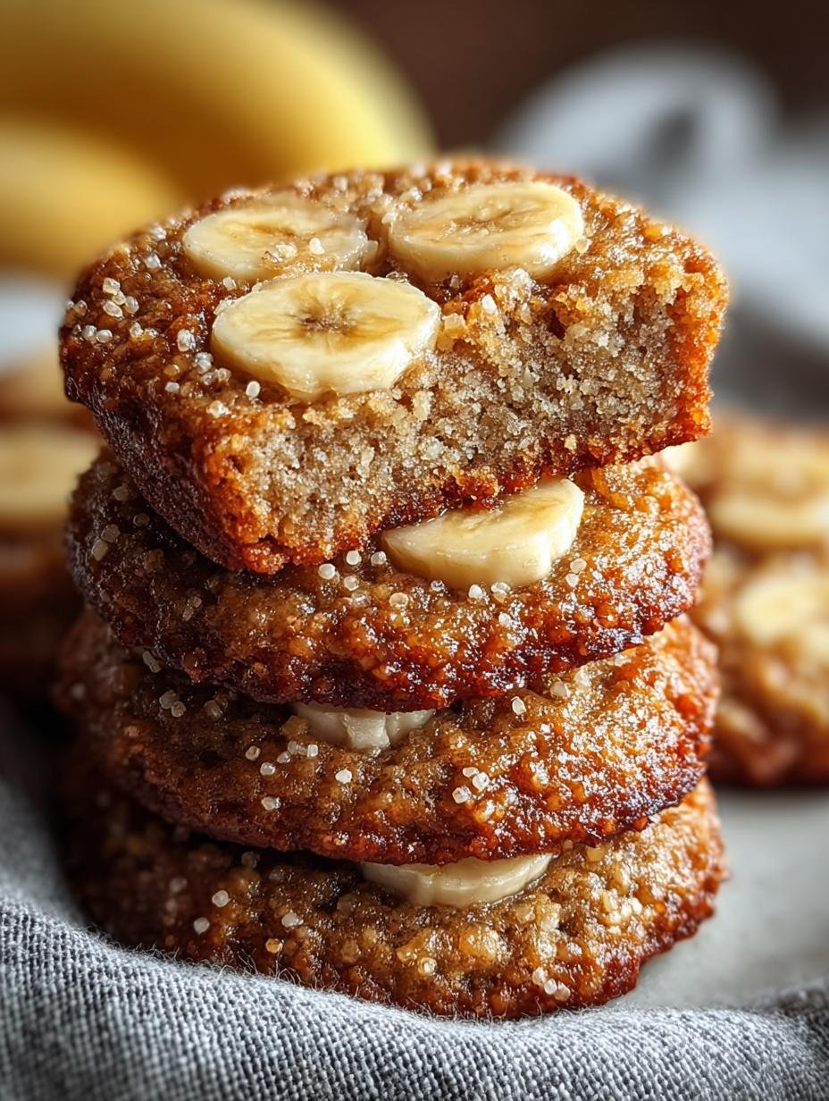 Chewy Banana Bread Cookies