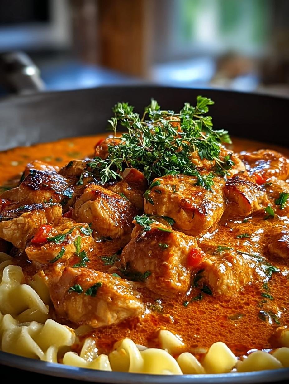 Savory Chicken Paprikash Recipe for Cozy Dinners - Chicken Paprikash - additional detail