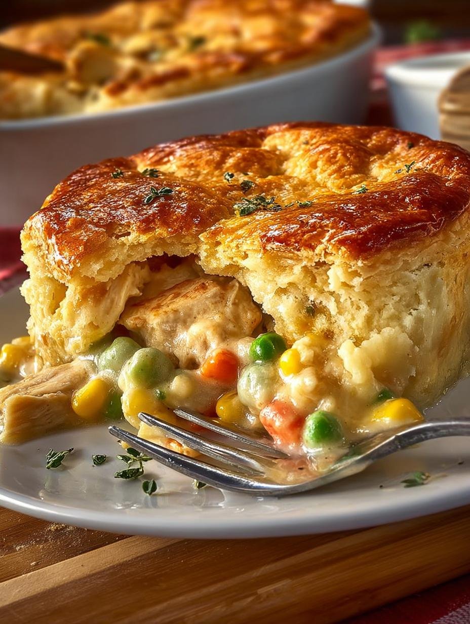 Chicken Pot Pie with Bisquick: A Comforting Dinner - Chicken Pot Pie with - additional detail
