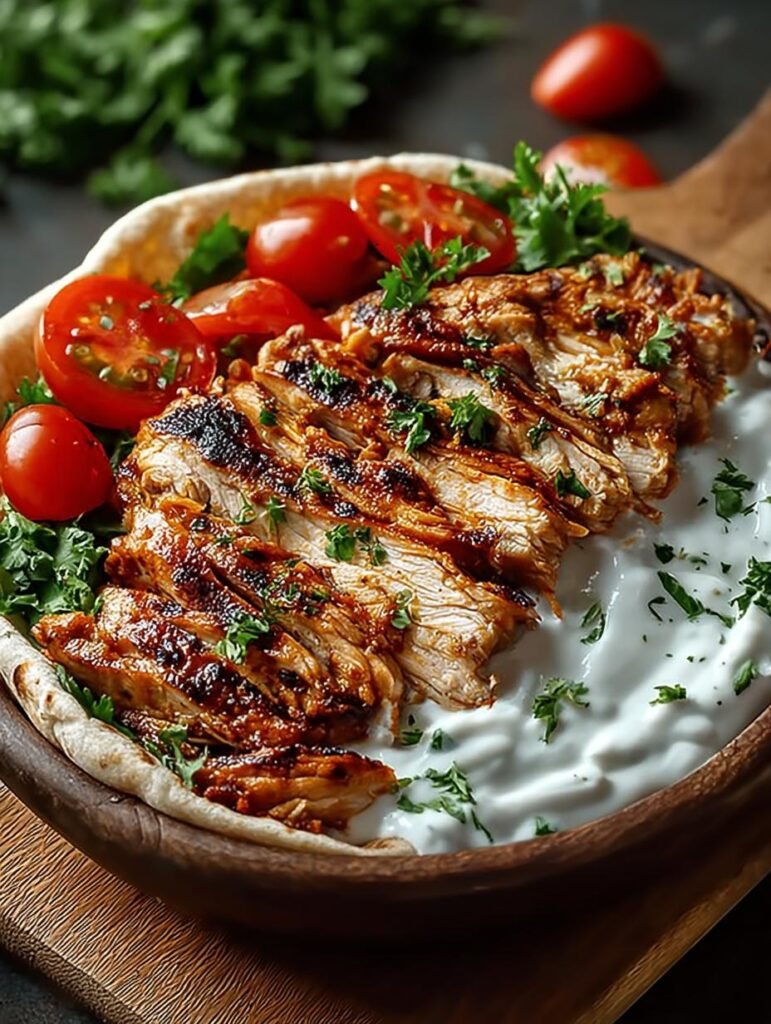 Chicken Shawarma with Creamy