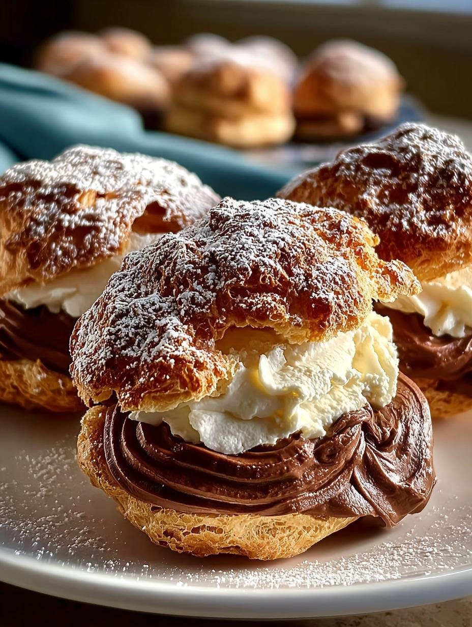 Irresistible Chocolate Cream Puffs to Delight Your Taste Buds - Chocolate Cream Puffs - main visual representation