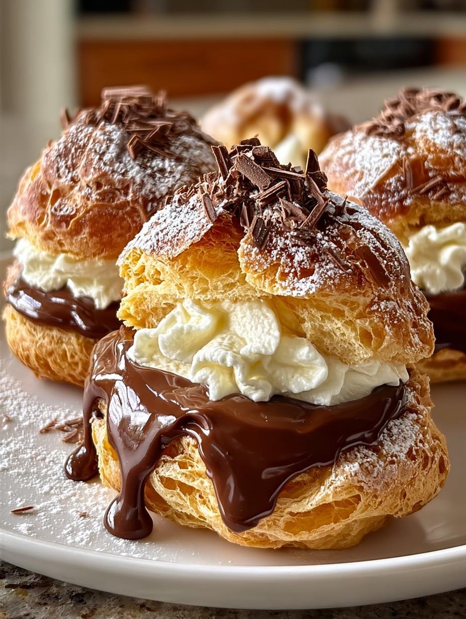 Irresistible Chocolate Cream Puffs to Delight Your Taste Buds - Chocolate Cream Puffs - additional detail