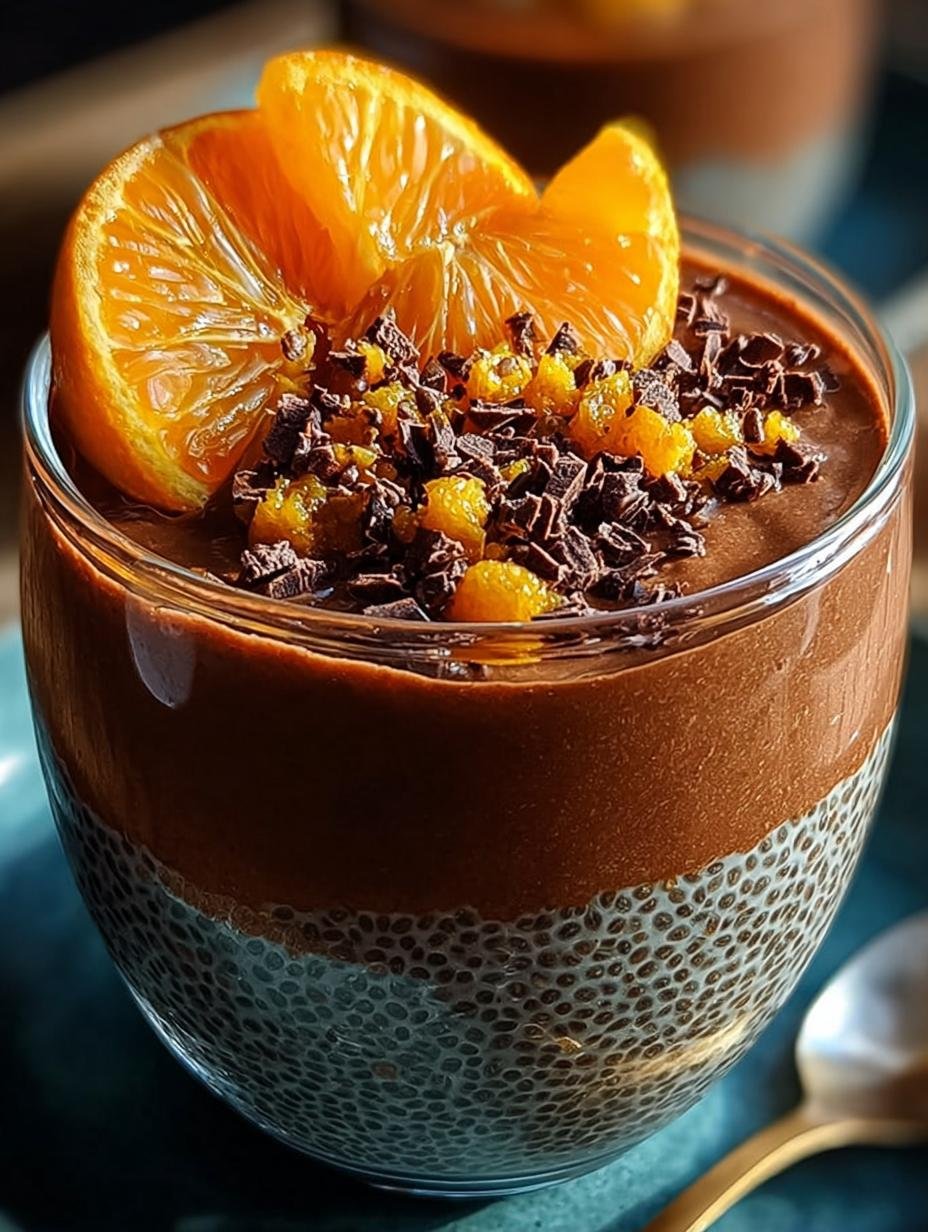 Delicious Chocolate Orange Chia Pudding Recipe - Chocolate Orange Chia Pudding - main visual representation