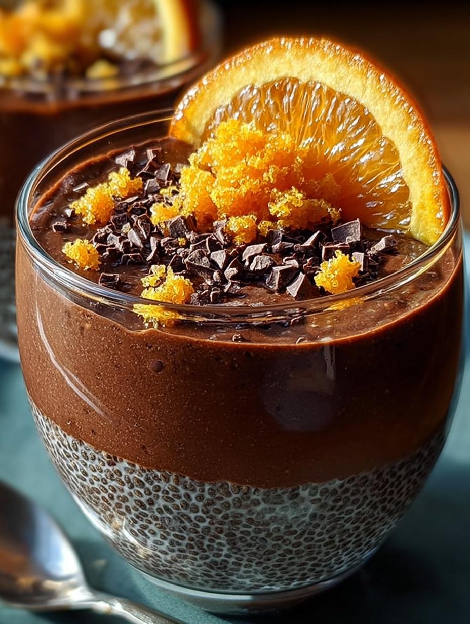 Delicious Chocolate Orange Chia Pudding Recipe - Chocolate Orange Chia Pudding - additional detail