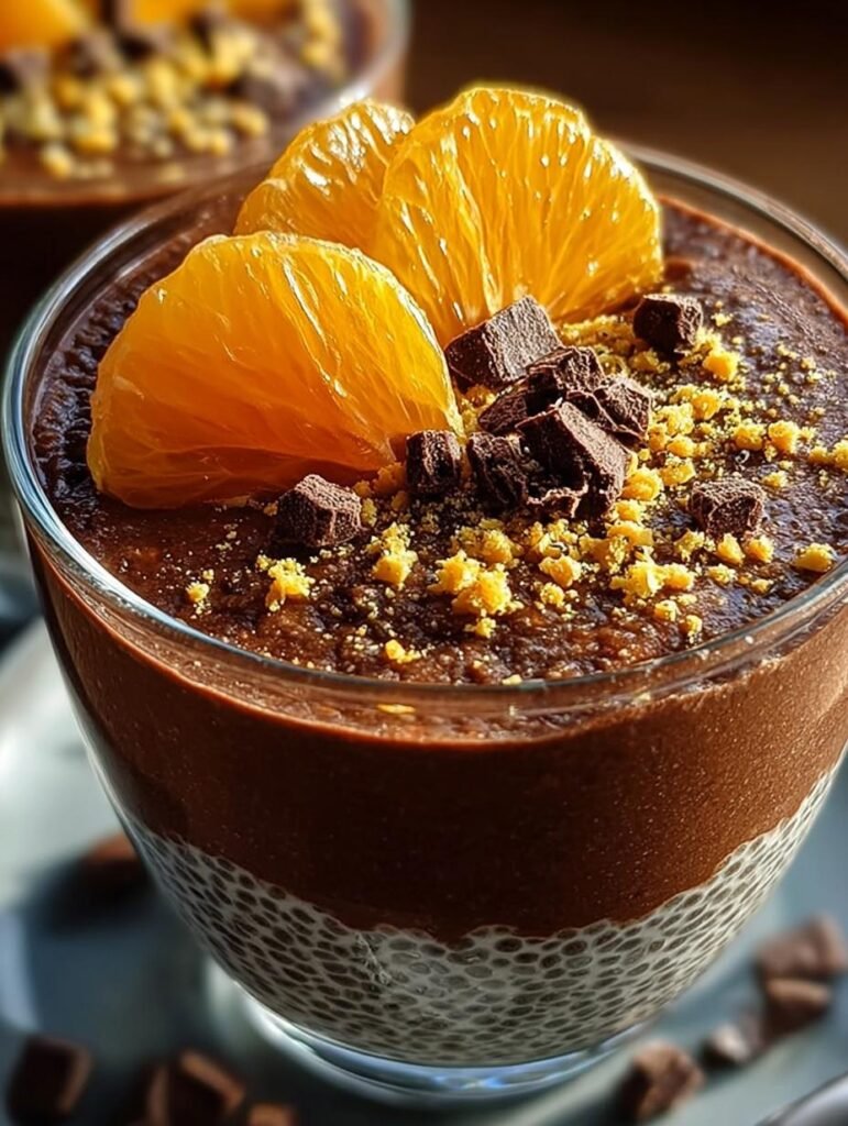 Chocolate Orange Chia Pudding