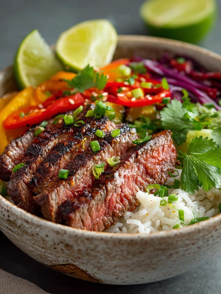Cilantro Lime Steak Bowls