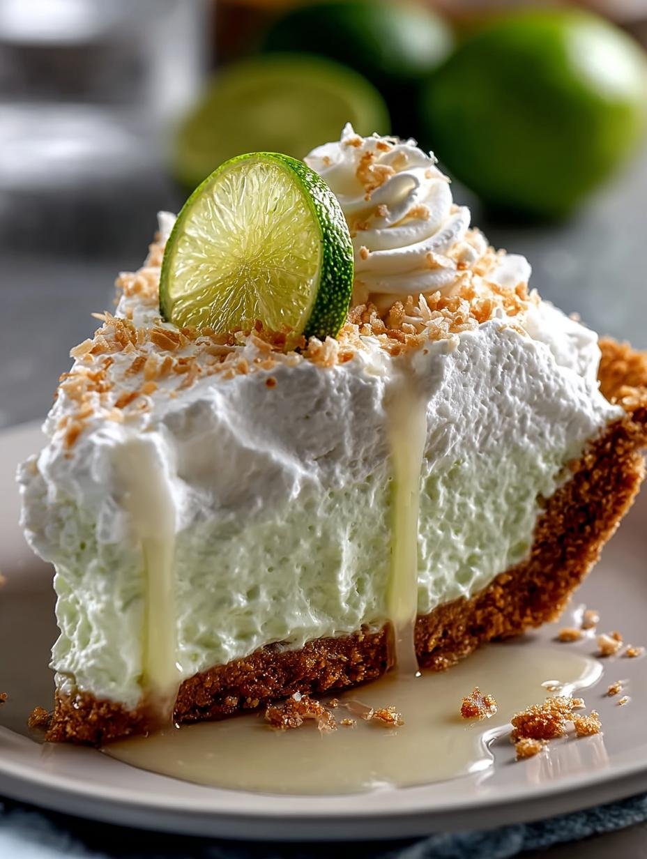 Delicious Coconut Lime Icebox Pie for Summer Joy - Coconut Lime Icebox Pie - main visual representation