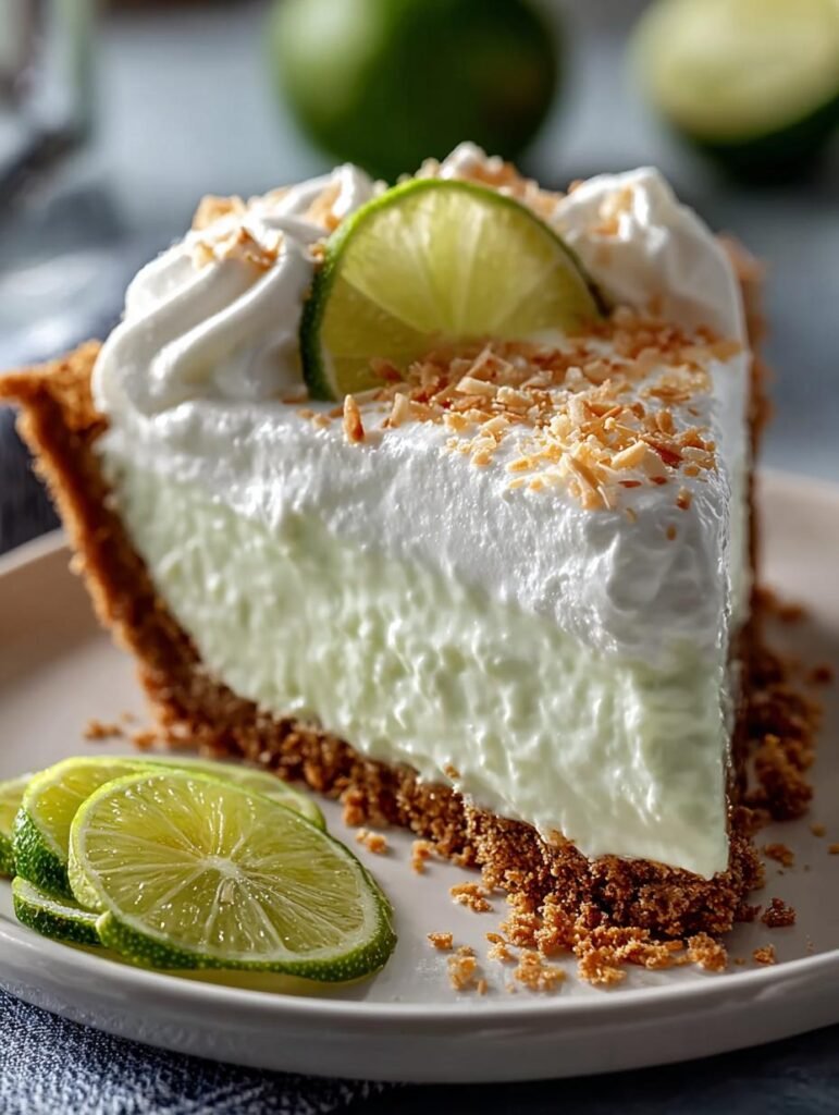 Coconut Lime Icebox Pie