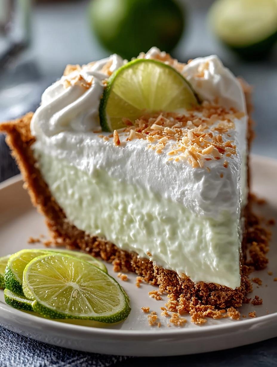 Coconut Lime Icebox Pie