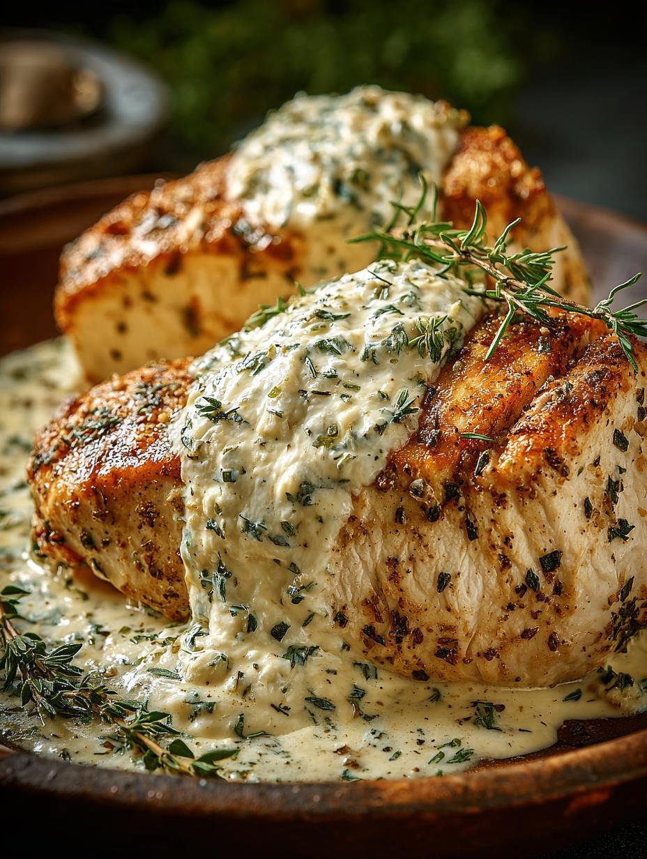 Cream Cheese Chicken with Garlic and Herbs: A Comforting Dish - Cream Cheese Chicken with - main visual representation