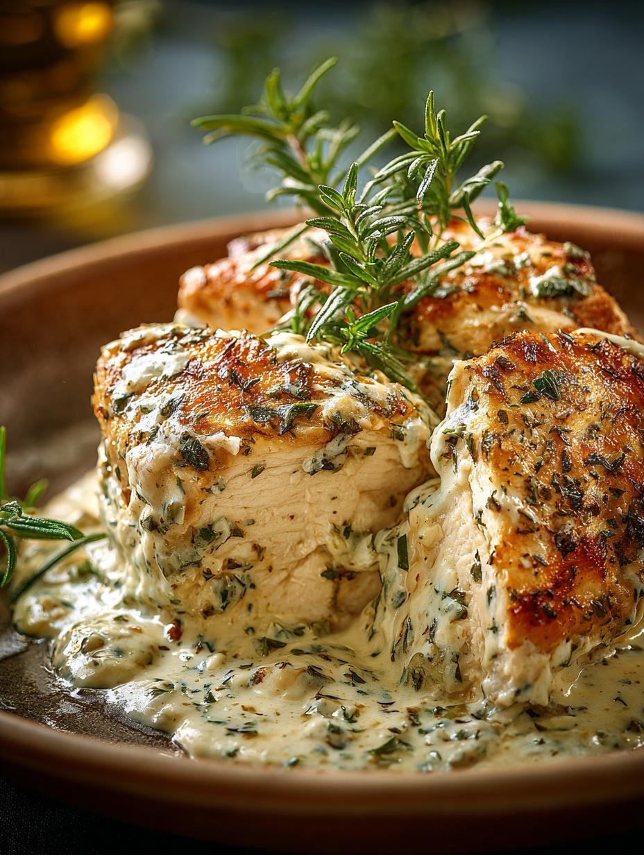 Cream Cheese Chicken with Garlic and Herbs: A Comforting Dish - Cream Cheese Chicken with - additional detail