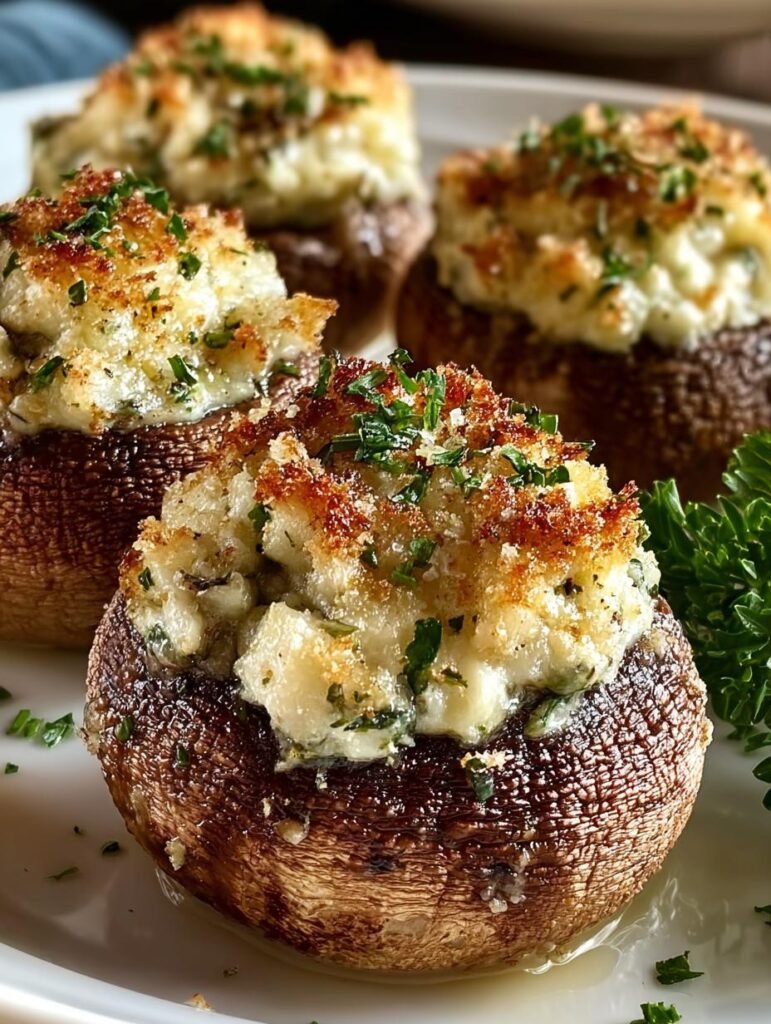 Cream Cheese Stuffed Mushrooms