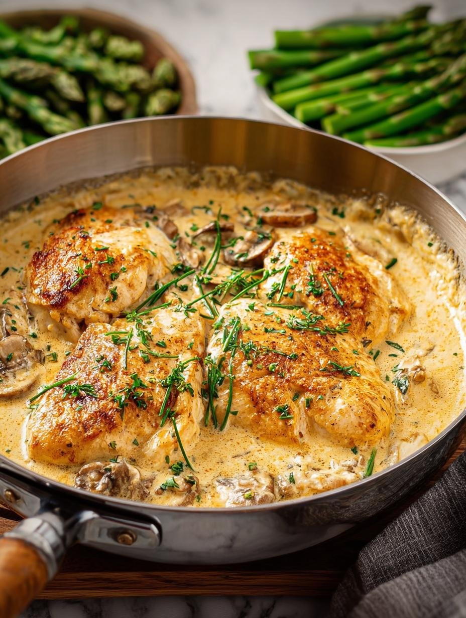 Creamy Boursin Chicken Skillet: 5 Star Comfort Food - Creamy Boursin Chicken Skillet - additional detail