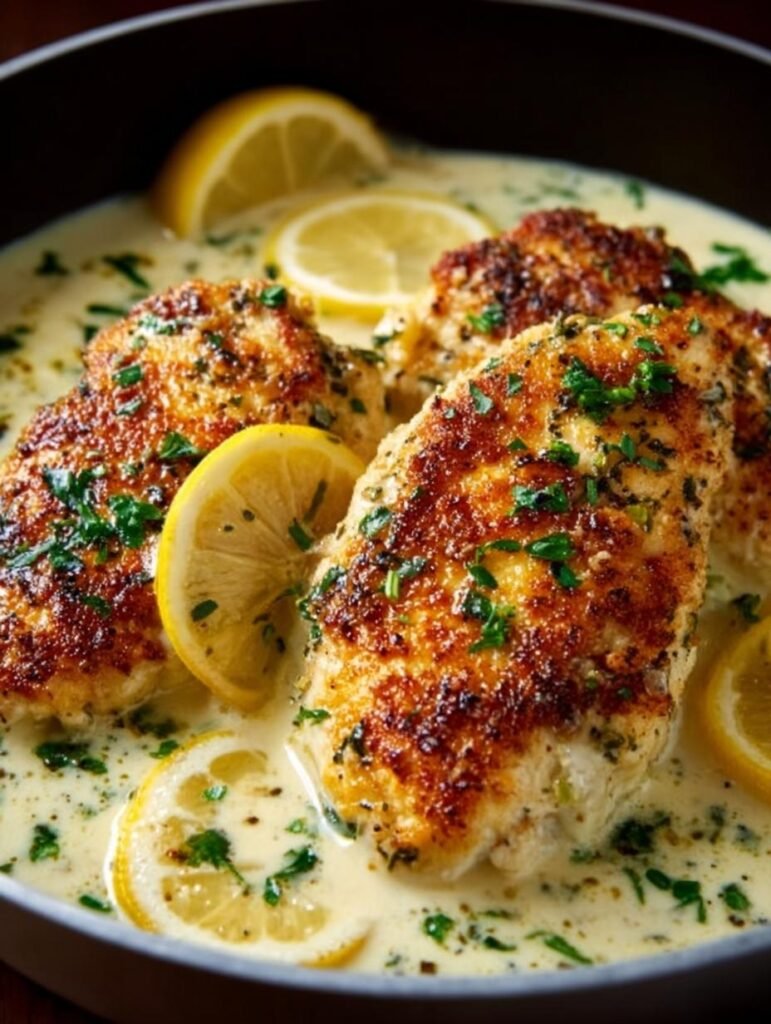 Creamy Parmesan Lemon Chicken