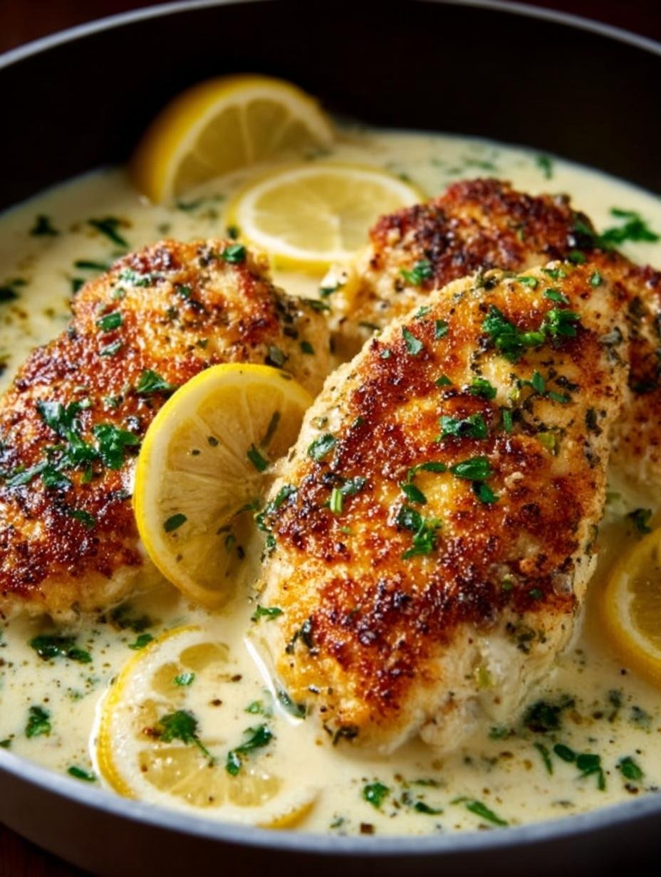 Creamy Parmesan Lemon Chicken