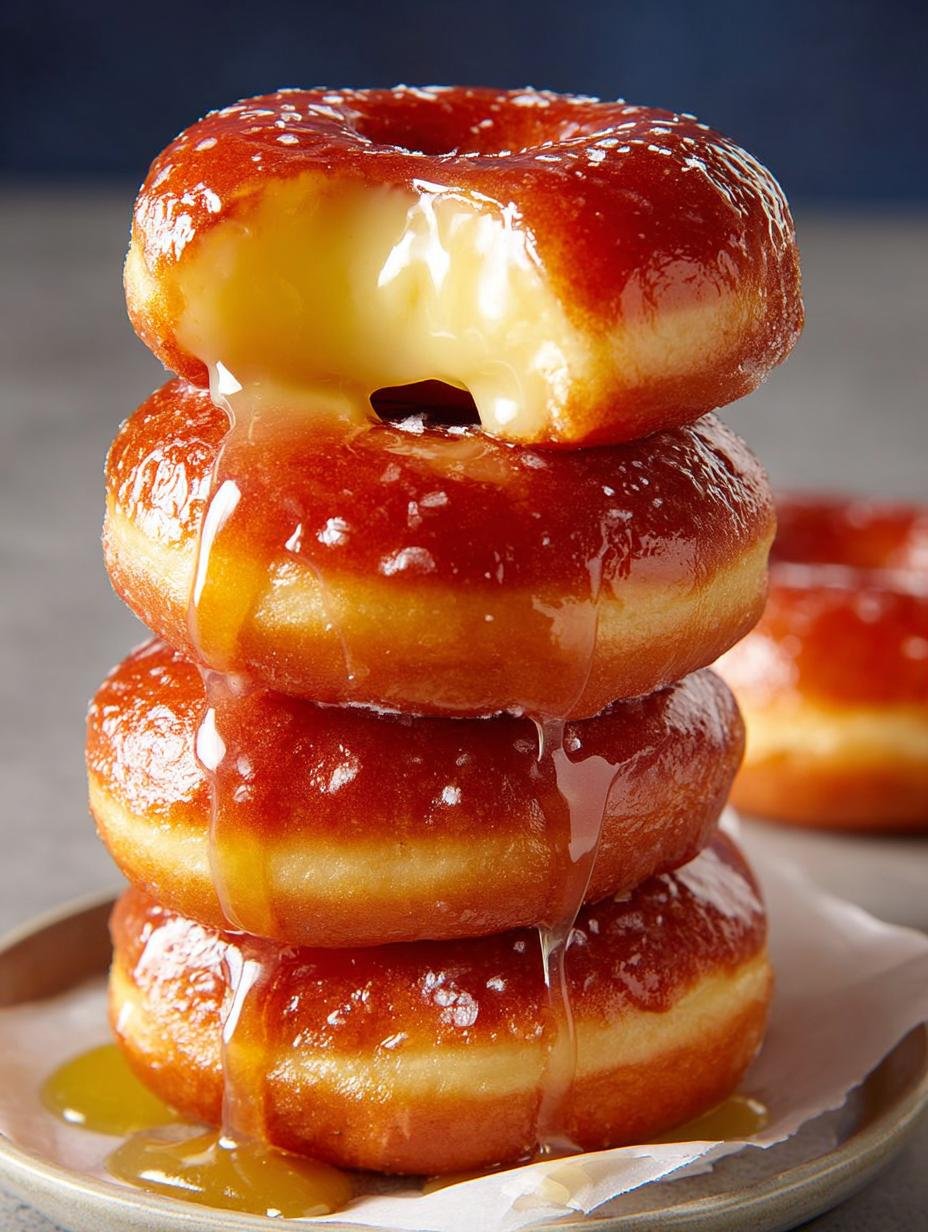 Creme Brulee Doughnuts: 12 Indulgent Sweet Treats - Creme Brulee Doughnuts - additional detail