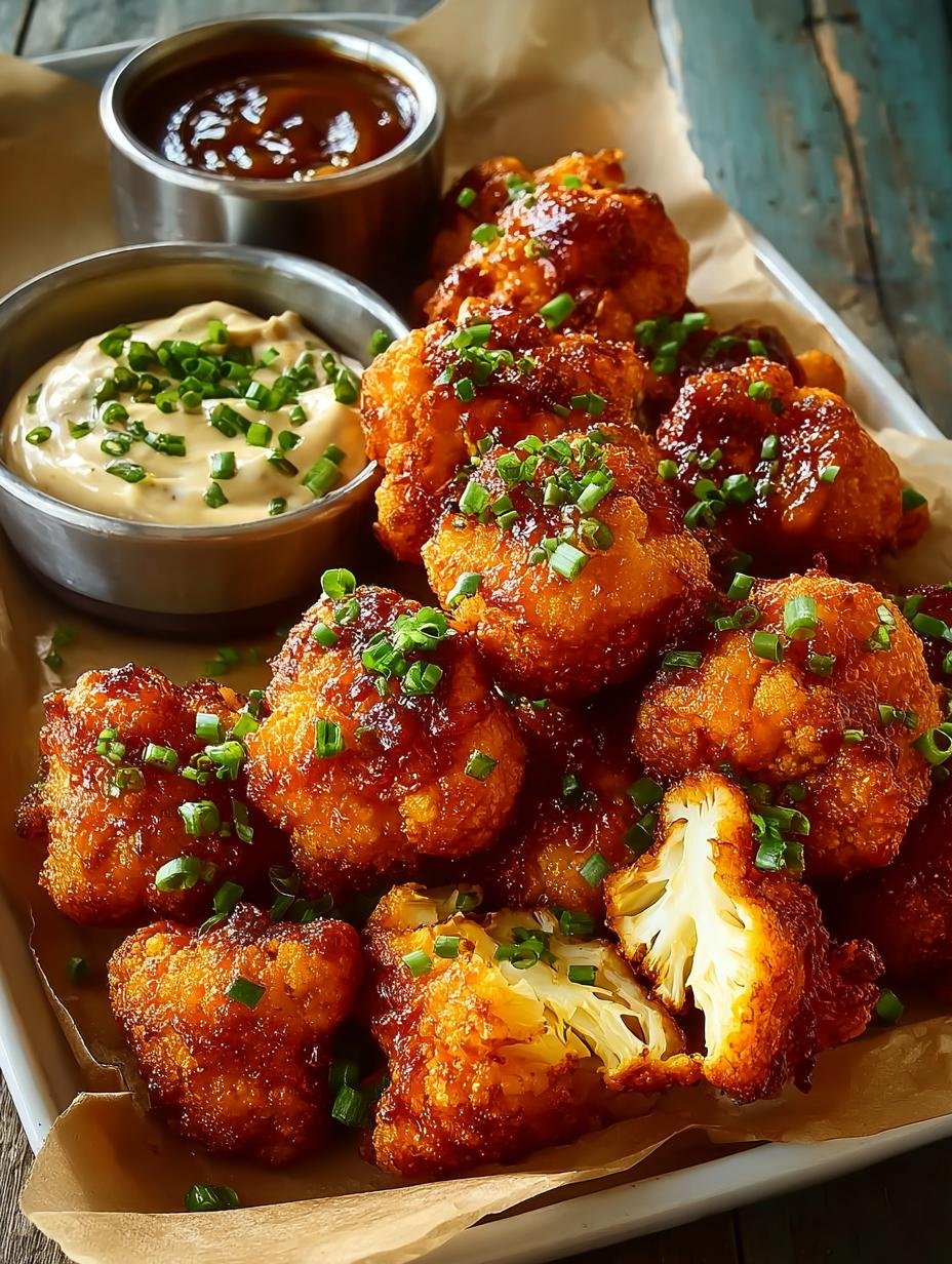 Crispy BBQ Beer Battered Cauliflower Nuggets Delight - Crispy Bbq Beer Battered - main visual representation