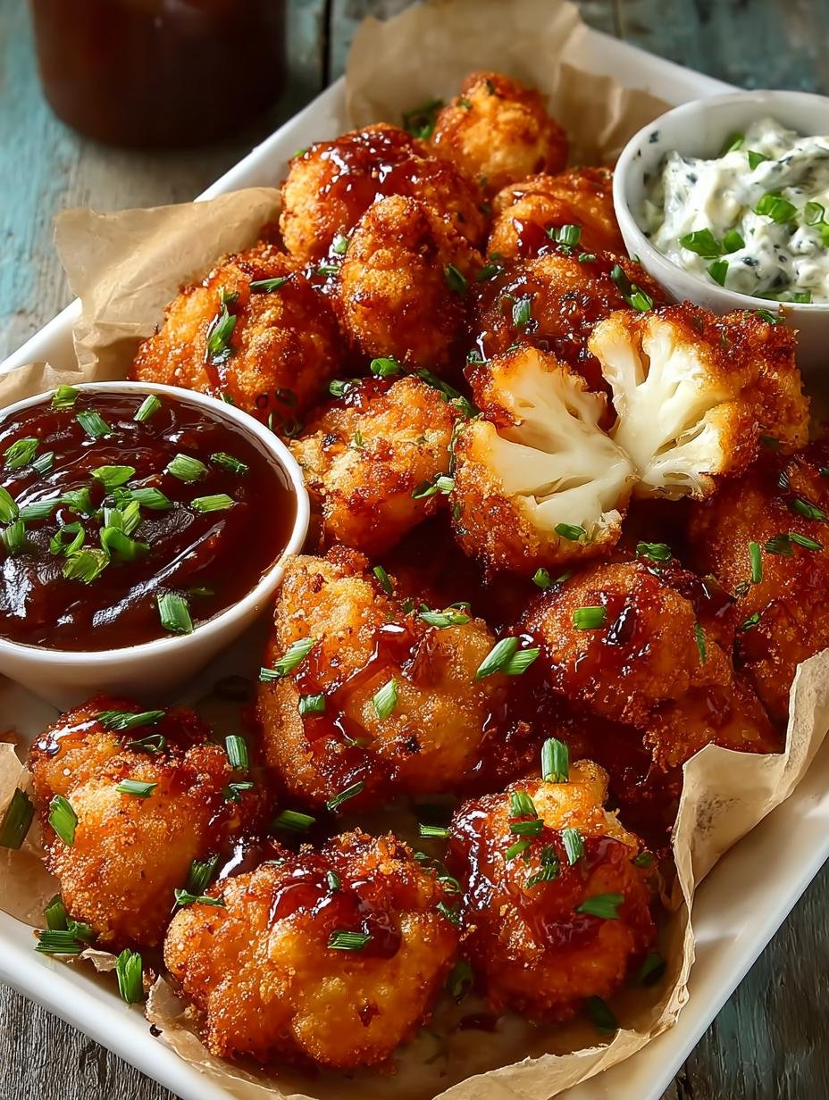 Crispy BBQ Beer Battered Cauliflower Nuggets Delight - Crispy Bbq Beer Battered - additional detail