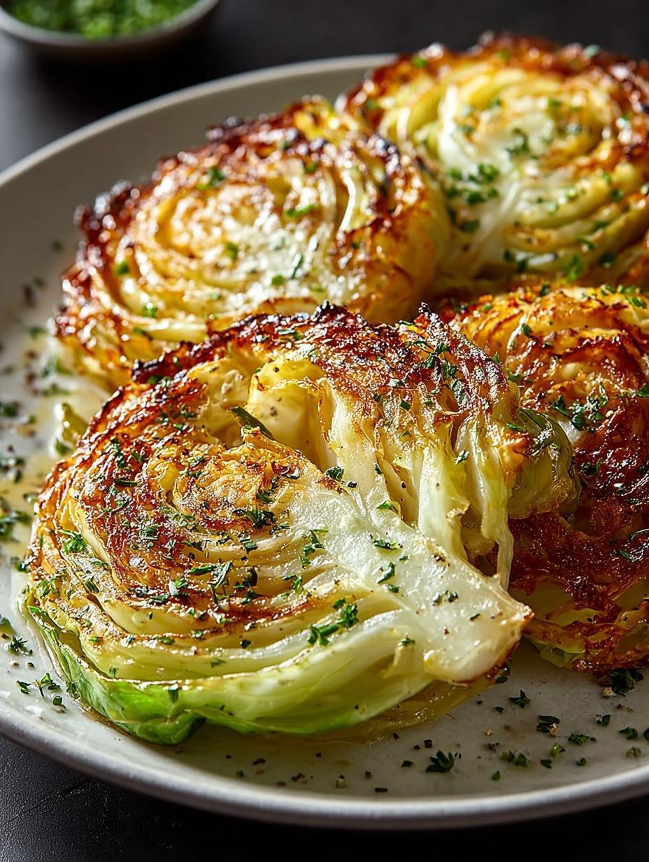 Crispy Roasted Cabbage Steaks
