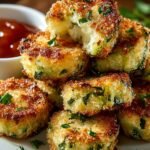 Crispy Zucchini Garlic Bites