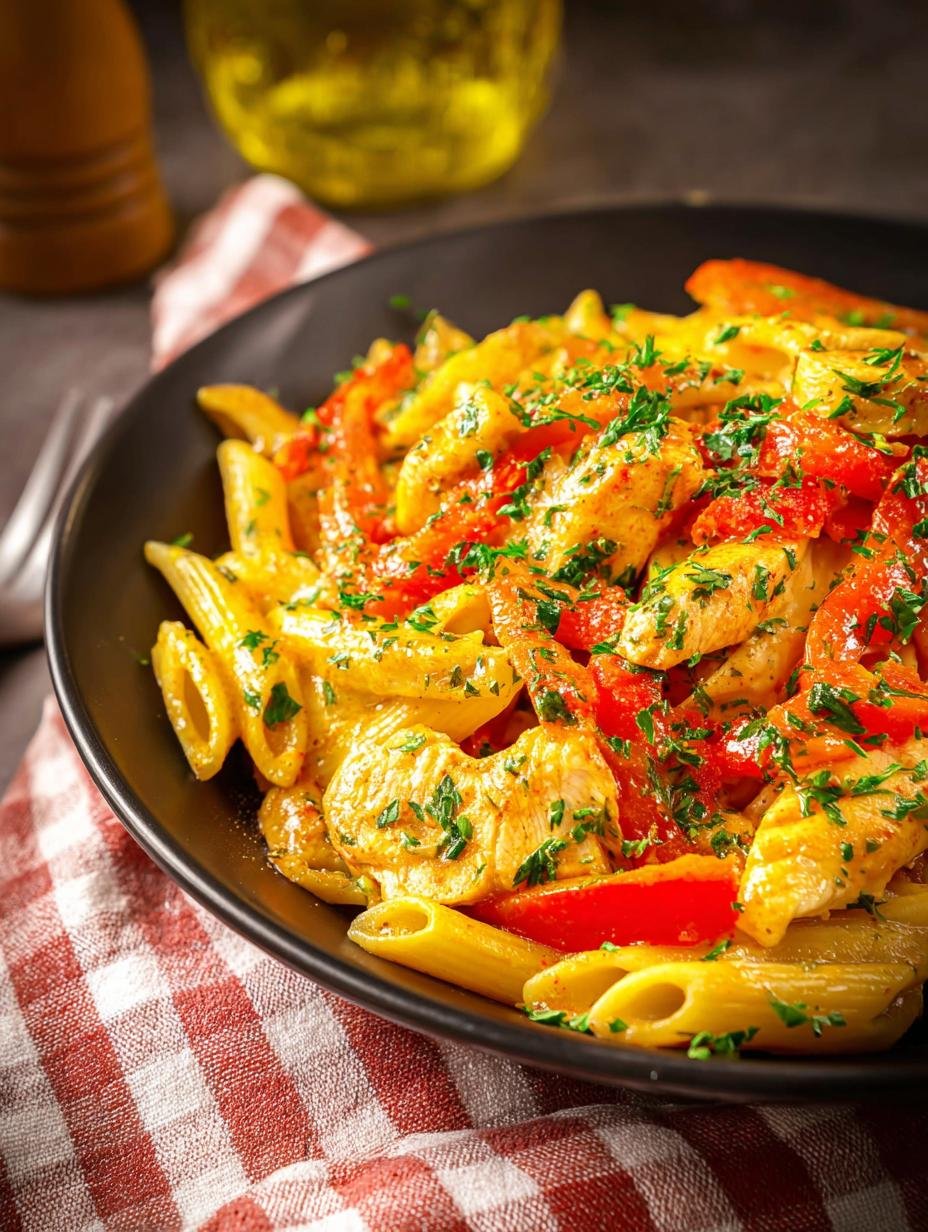 Crockpot Chicken Fajita Pasta: 5-Star Family Favorite - Crockpot Chicken Fajita Pasta - main visual representation