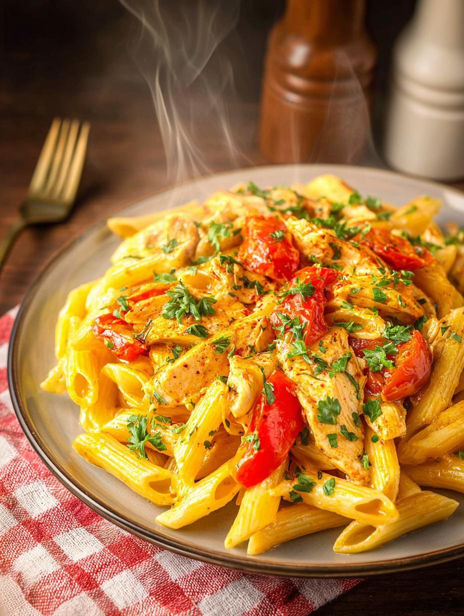 Crockpot Chicken Fajita Pasta: 5-Star Family Favorite - Crockpot Chicken Fajita Pasta - additional detail
