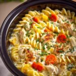 Crockpot Creamy Chicken Noodle