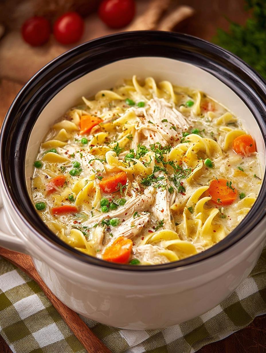 Crockpot Creamy Chicken Noodle: 7 Comforting Steps - Crockpot Creamy Chicken Noodle - additional detail