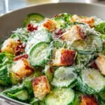 Cucumber Caesar Salad Refreshing