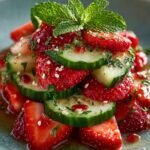 Cucumber Strawberry Salad