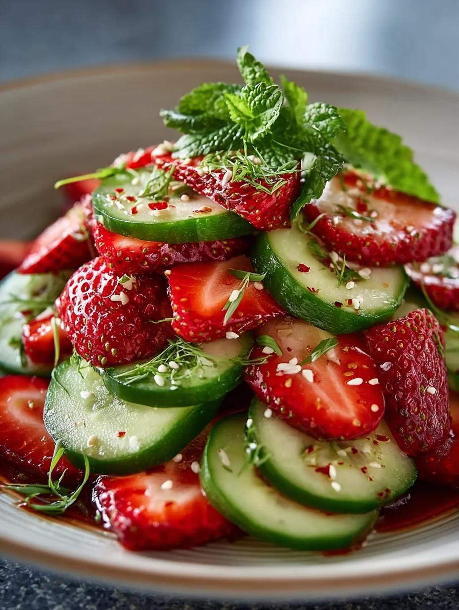 Cucumber Strawberry Salad: 5 Refreshing Variations to Try - Cucumber Strawberry Salad - additional detail
