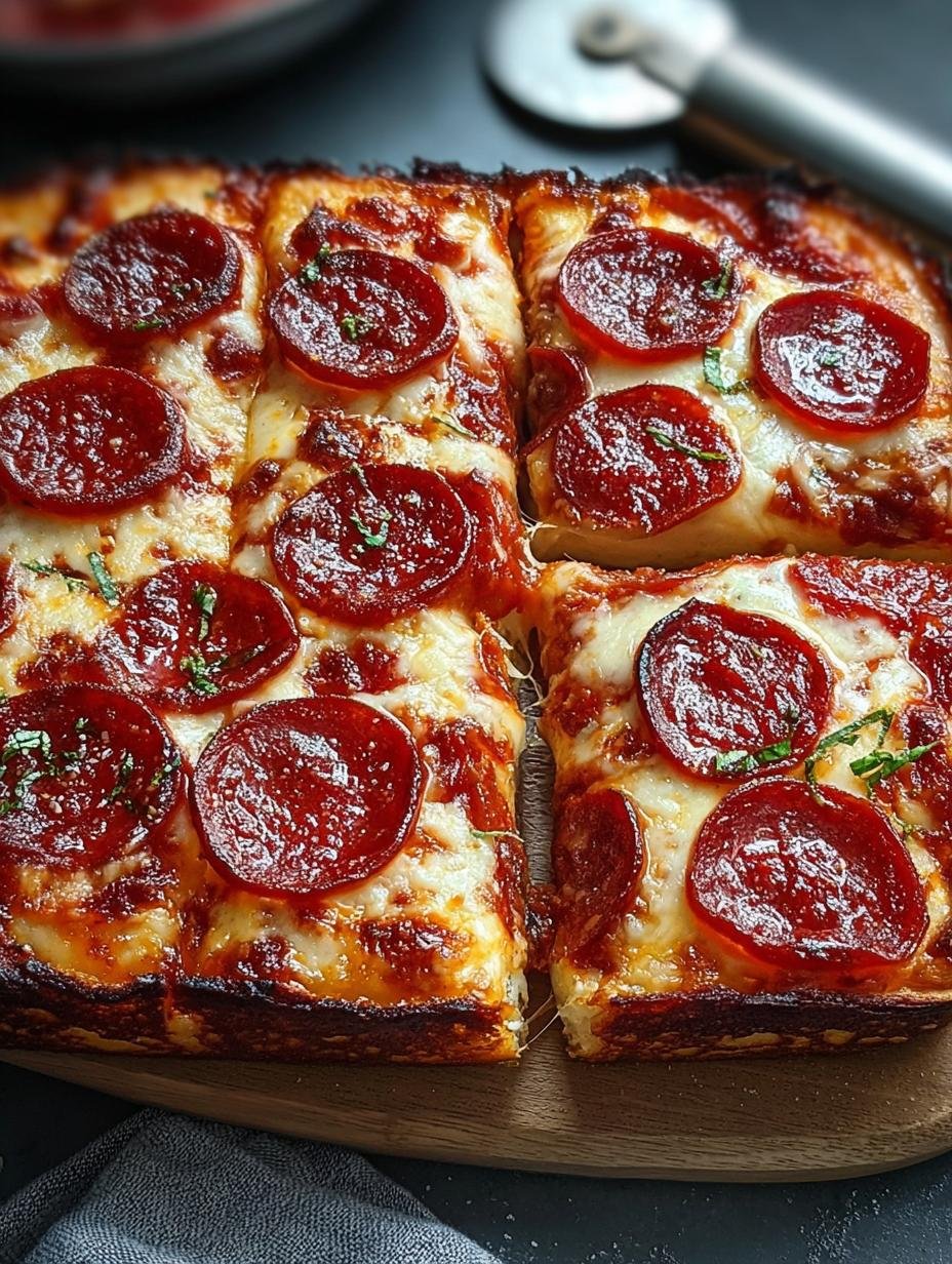 Detroit Style Pepperoni Pizza: 7 Steps to Perfection - Detroit Style Pepperoni Pizza - additional detail