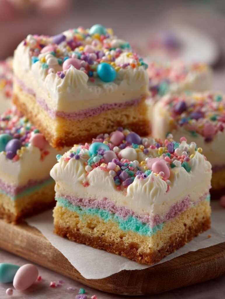 Easter Bunny Sprinkle Bars