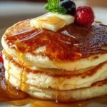 Fluffy Pancakes with Maple