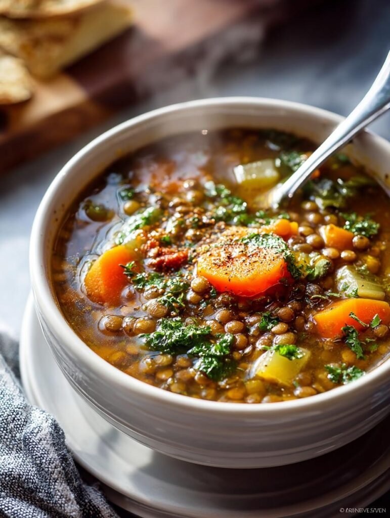 French Lentil Soup Vegetarian